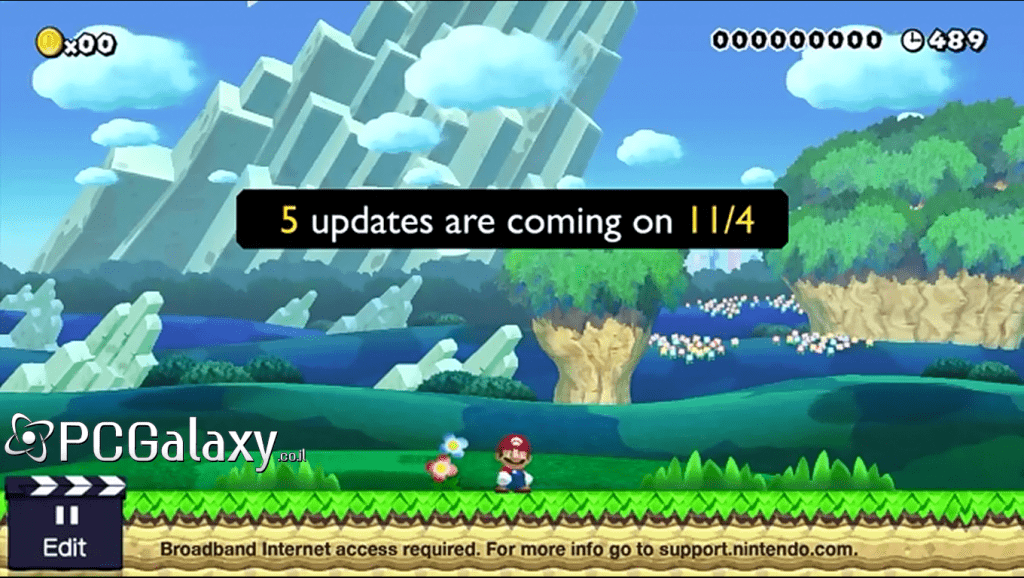 Super mario maker update