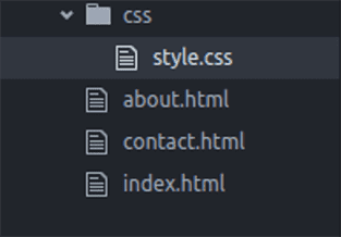 יצירת קובץ ה style.css ושמירתו בתיקיית ה css