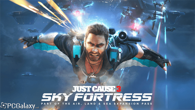 Just Cause 3 Sky Fortress KeyArt