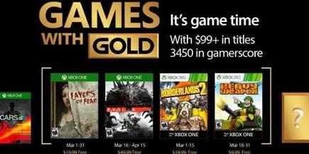 Games with gold march 2017