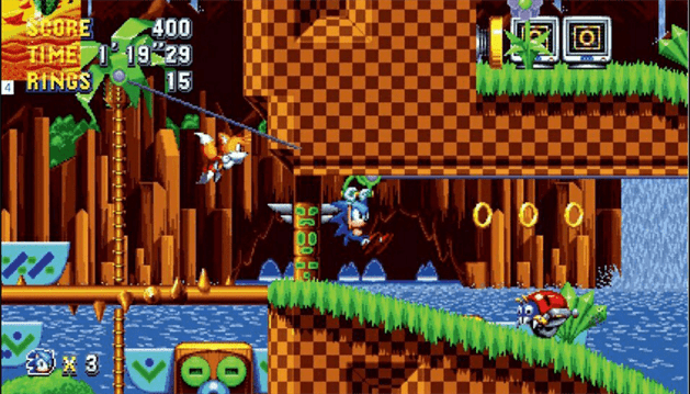 Green Hill Zone Act 2 sonic mania