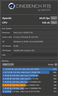 cinebench YOGA 920