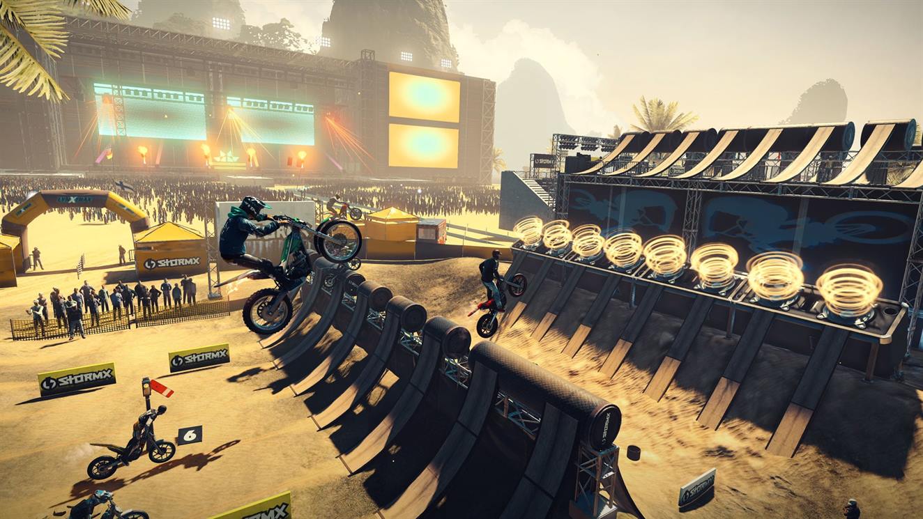 מצב בניית מסלול במשחק Trials Rising
