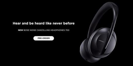 Bose Noise Cancelling Headphones 700