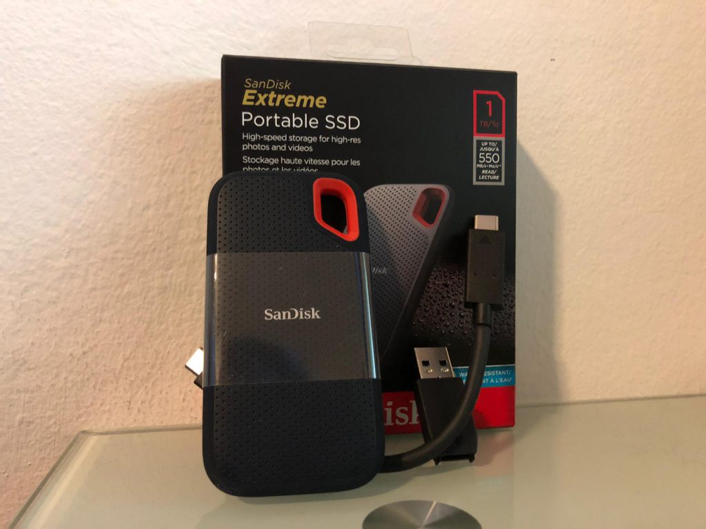 קופסא SanDisk Extereme Portable SSD Box