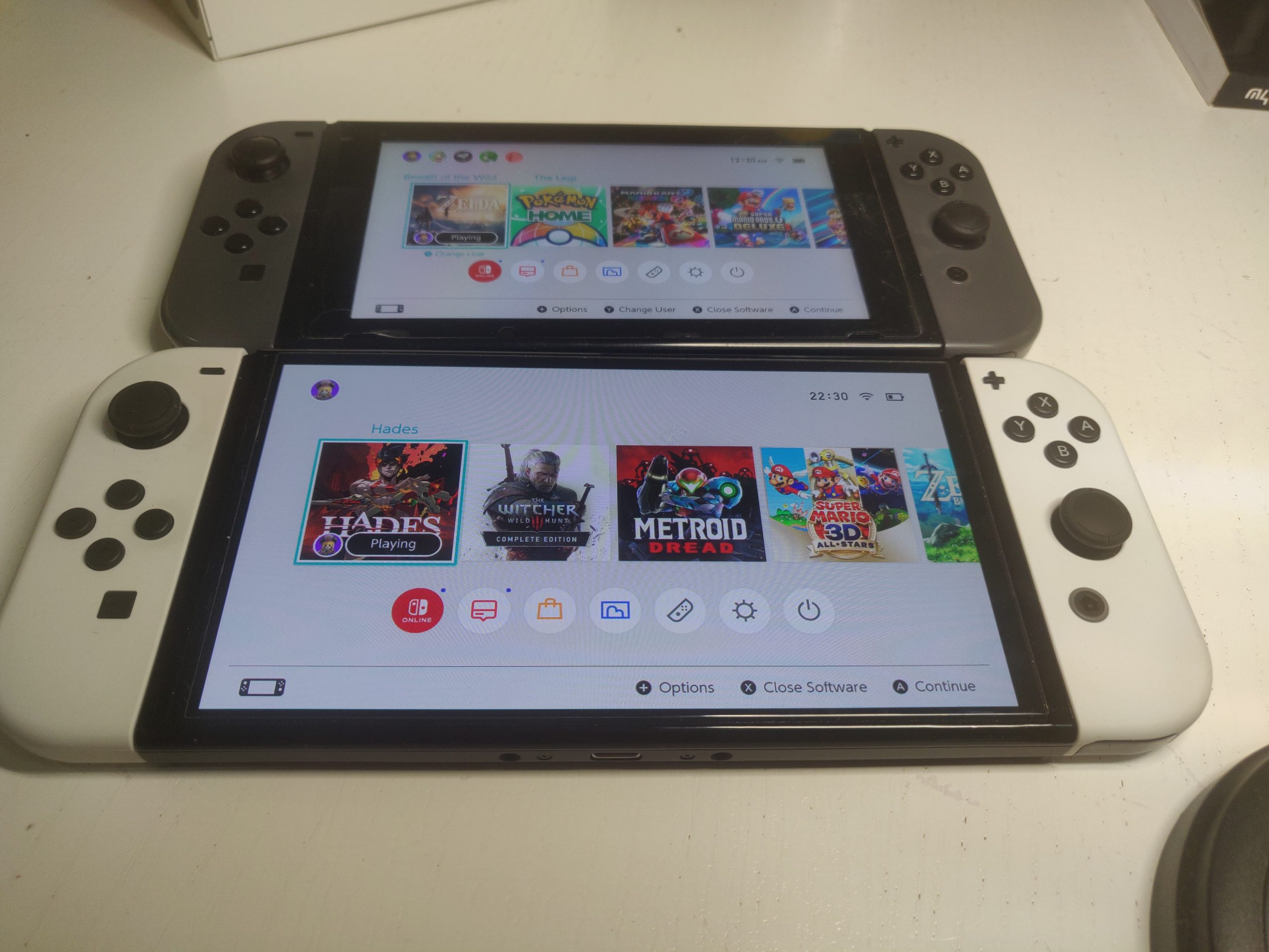 SWITCH OLED comparison